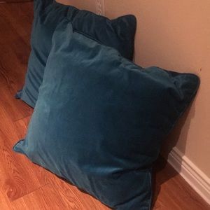 Teal Euro Pillows